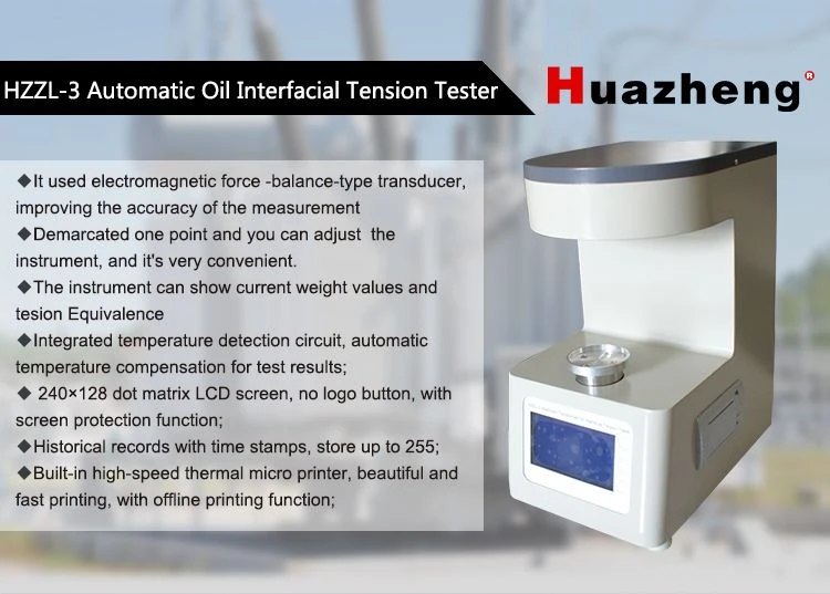 HZZL-3 lwil oliv Interfacial tansyon videyo tèsteur